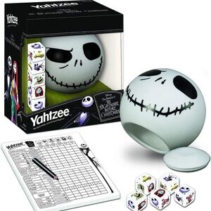 Disney Black and White Nightmare Before Christmas Yahtzee